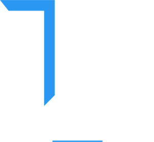 TK blue arrow logo dark